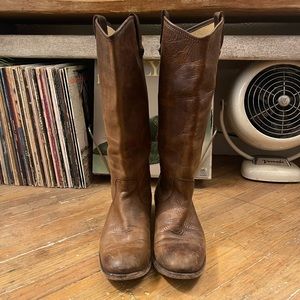 FRYE Melissa Brown leather boots SIZE 9